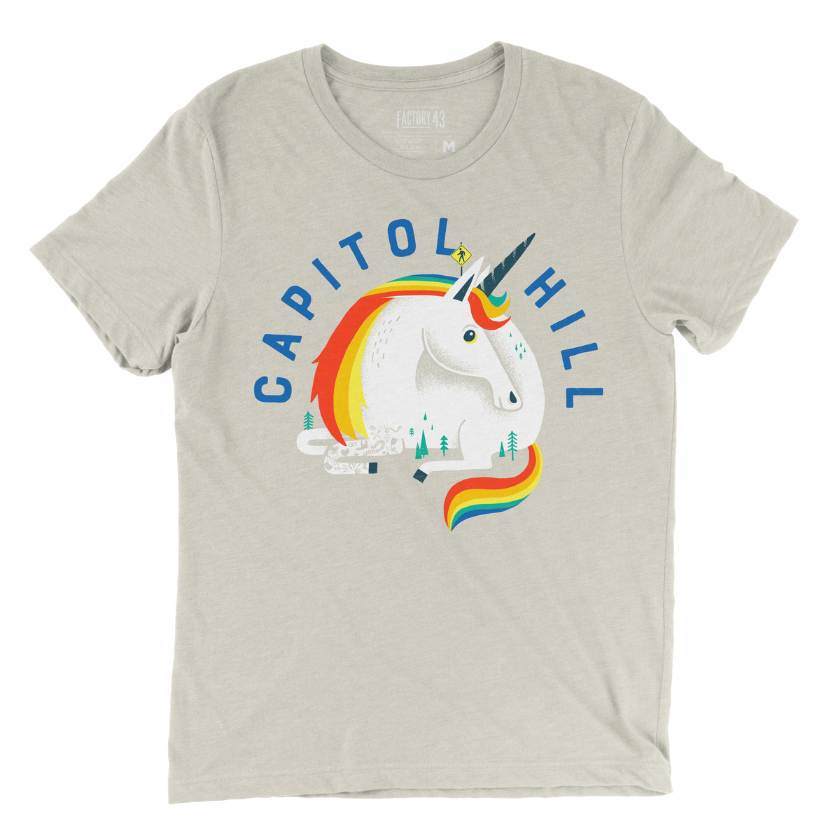 Capitol Hill Seattle Neighborhood tee | Factory 43