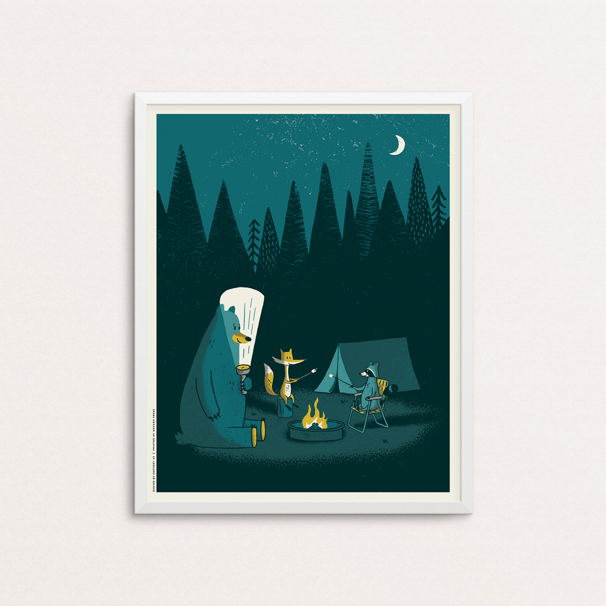 Camping Out Poster | Factory 43