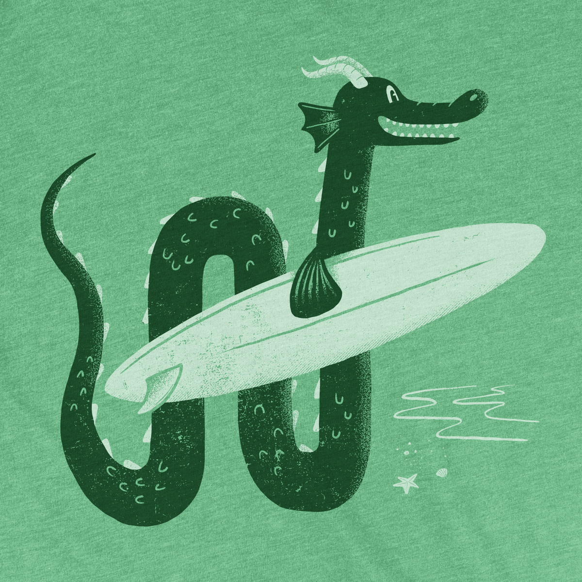surf monsters Surf Monster tee Unisex / Green / x-small