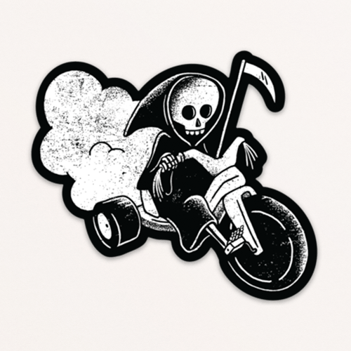 Death Route Sticker Fun Vinyl stickers with Seattle PNW vibe | Factory 43