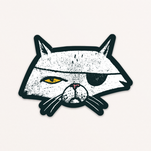 Evil Cat Sticker