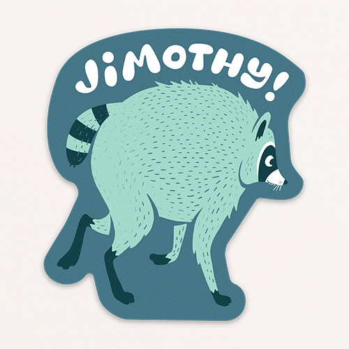 Jimothy sticker