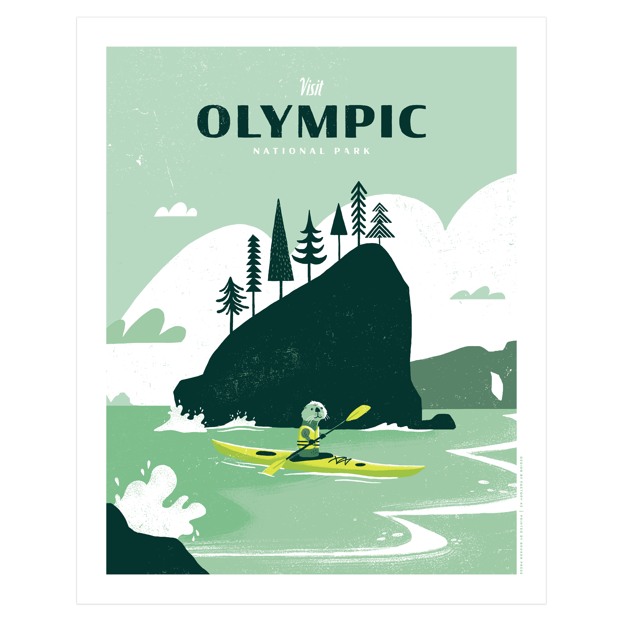 Olympic National Park Poster