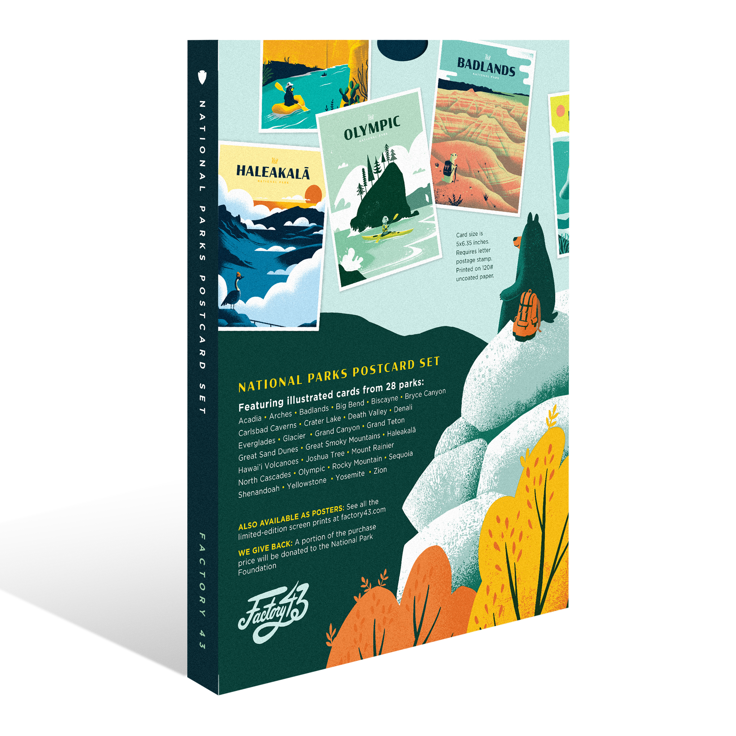 National Parks Postcard set (Second Edition)