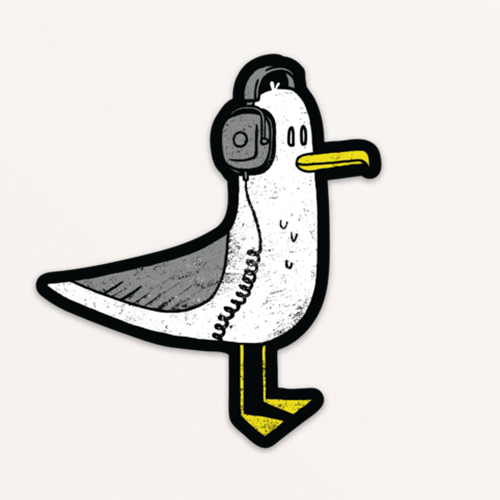 Seagull sticker
