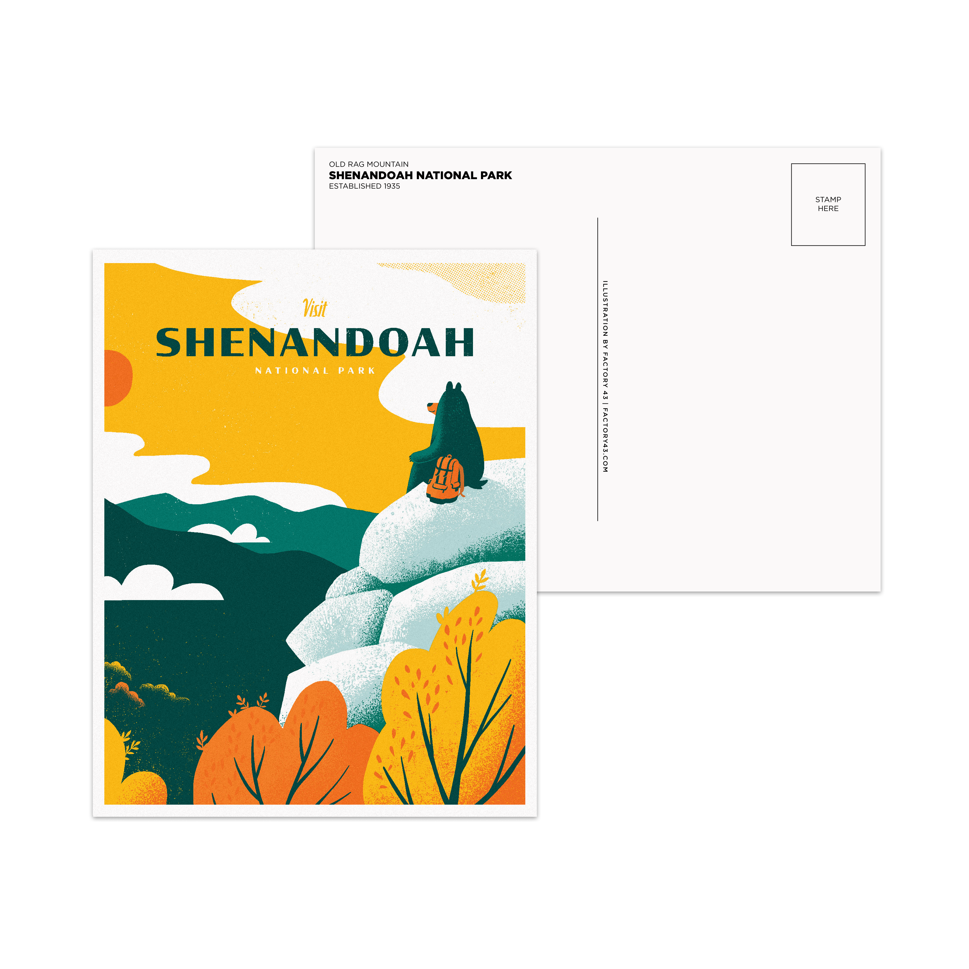 National Park Postcards - Single