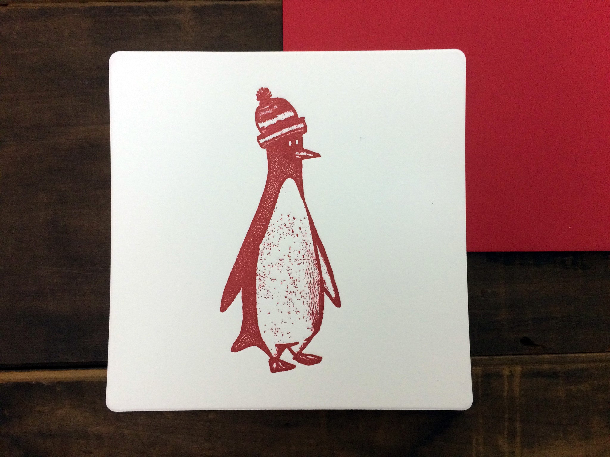 Penguin with Stocking Hat