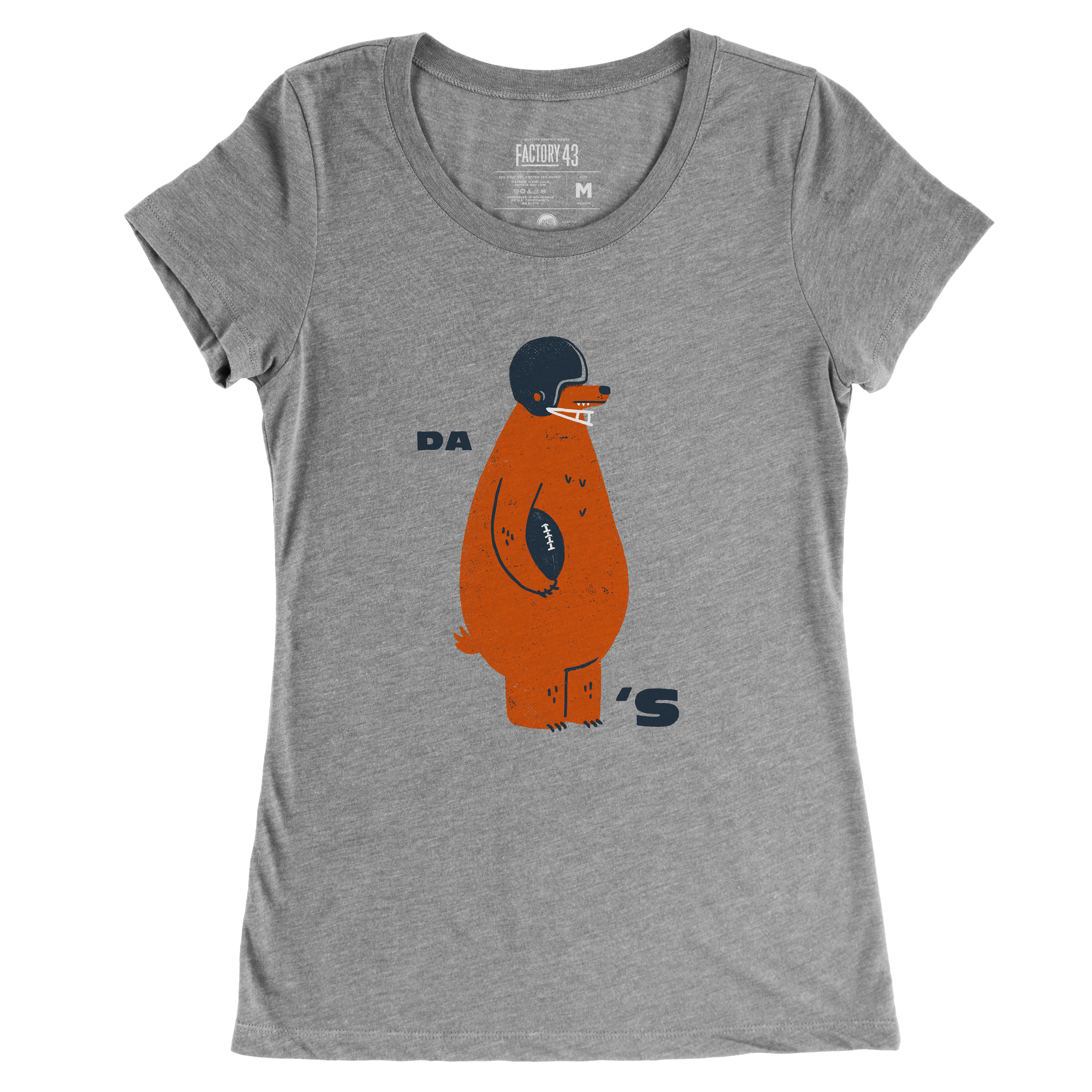 Dry Goods V-neck T-shirt - Orange