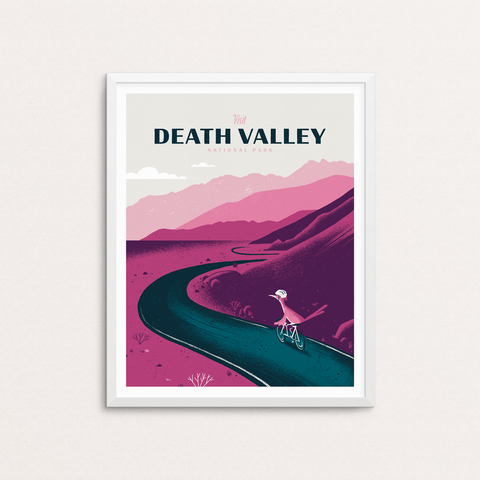 アートポスター マティアス・ファルドバッケン ミュージアムポスター Death Valley National Park roadrunner poster | Factory 43