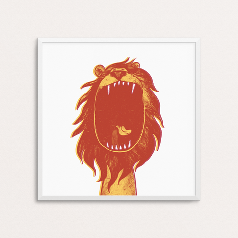 Lion Art Print | Factory 43