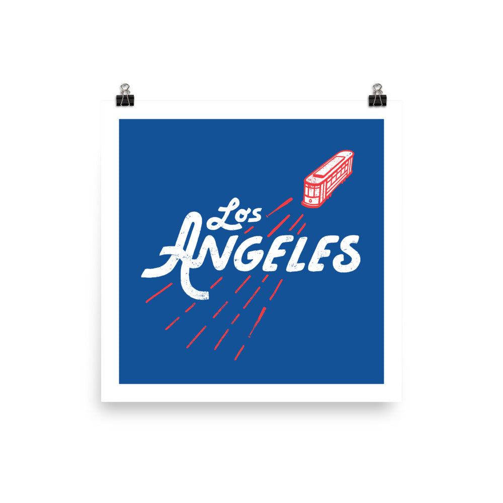 Los Angeles Baseball Poster