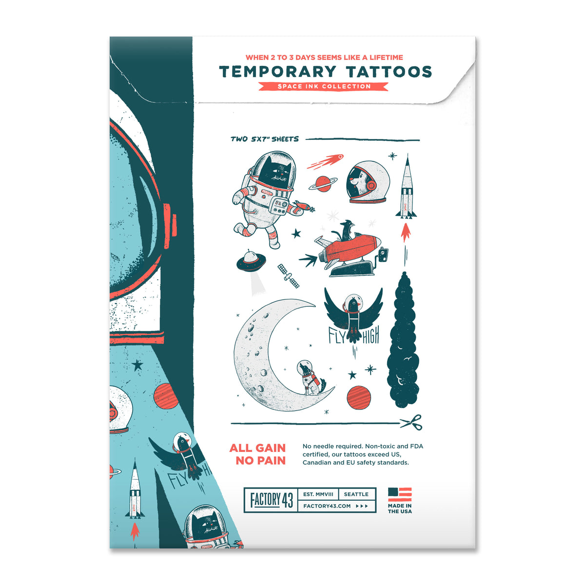 SPACE INK: TEMPORARY TATTOOS | Factory 43