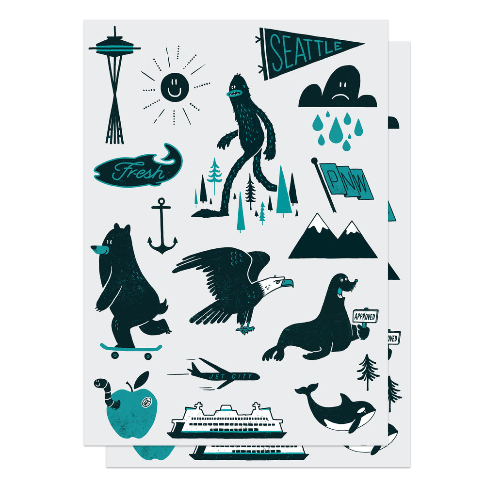 PNW INK TEMPORARY TATTOOS Factory 43
